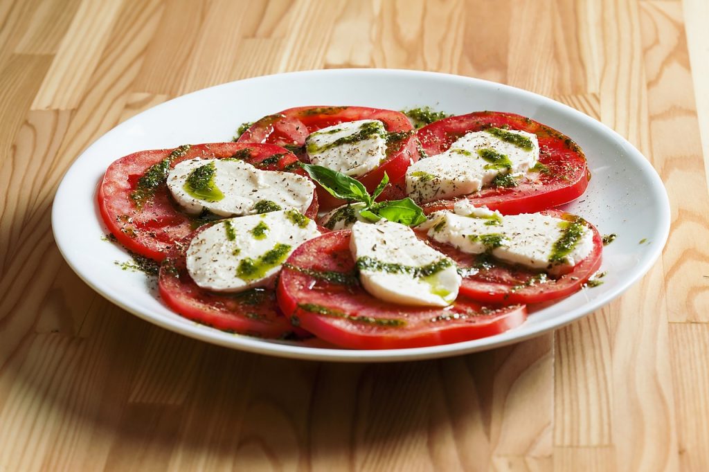 tomatoes and cheese